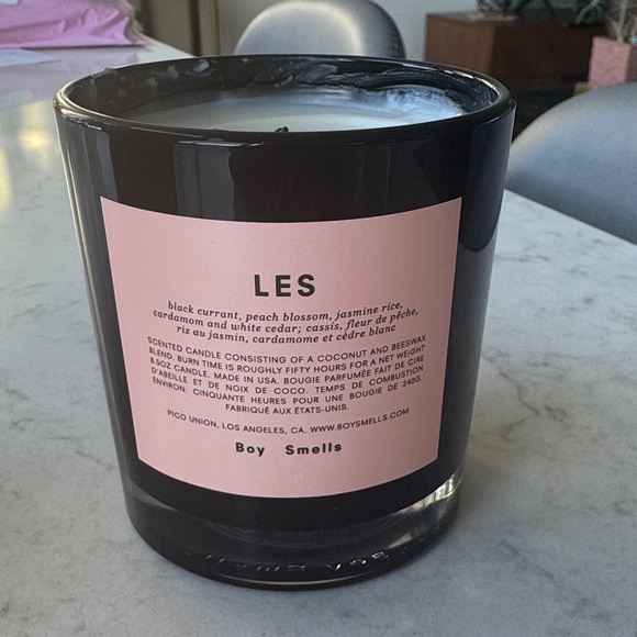 LES Scented Candle - Black and Pink - Picture 1 of 1